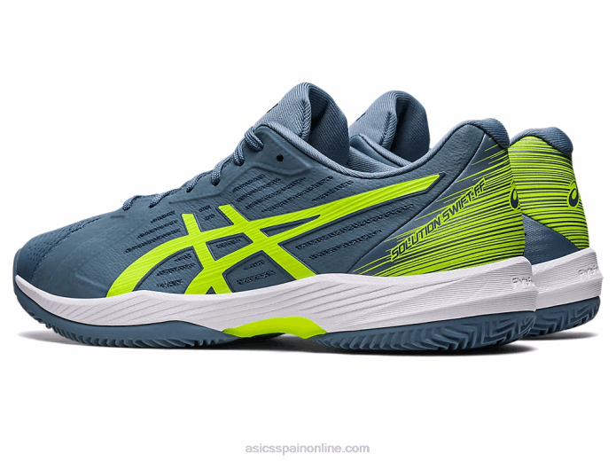 solución de arcilla swift ff Asics 4L68514 azul acero/verde peligro