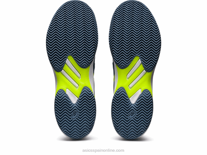 solución de arcilla swift ff Asics 4L68514 azul acero/verde peligro