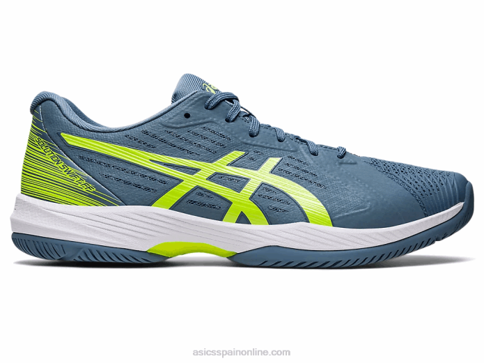 solución rápida ff Asics 4L68477 azul acero/verde peligro