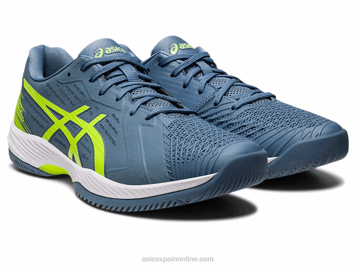 solución rápida ff Asics 4L68477 azul acero/verde peligro