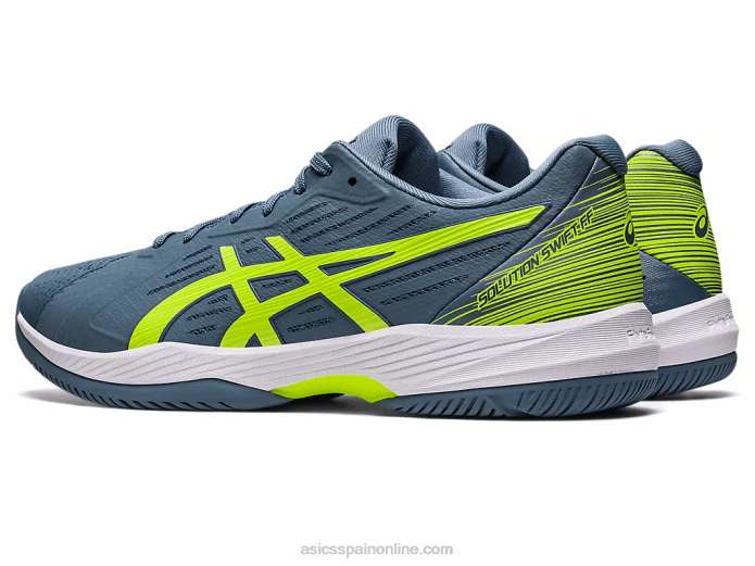 solución rápida ff Asics 4L68477 azul acero/verde peligro