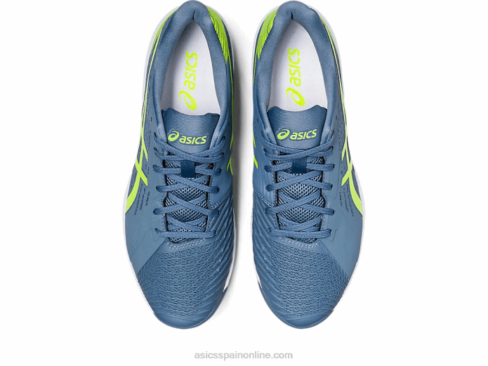 solución rápida ff Asics 4L68477 azul acero/verde peligro