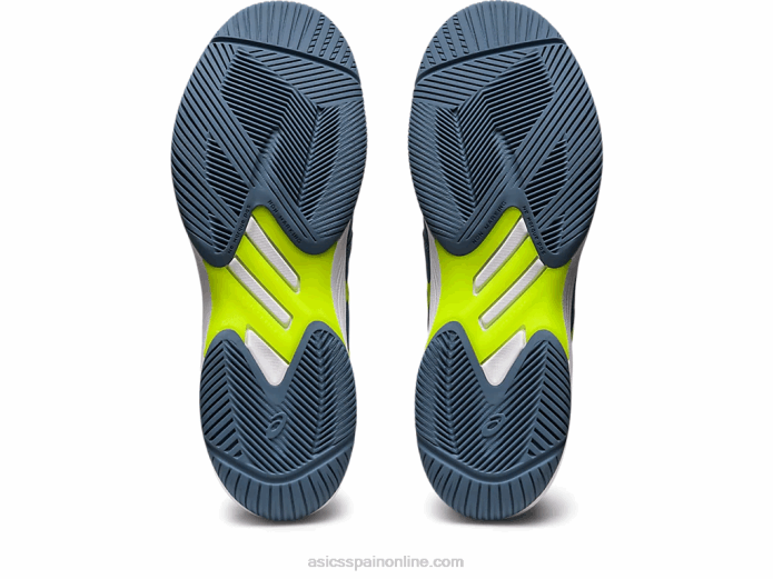 solución rápida ff Asics 4L68477 azul acero/verde peligro