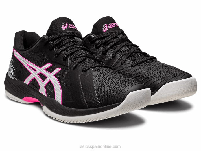 solución rápida ff Asics 4L68513 negro/rosa intenso