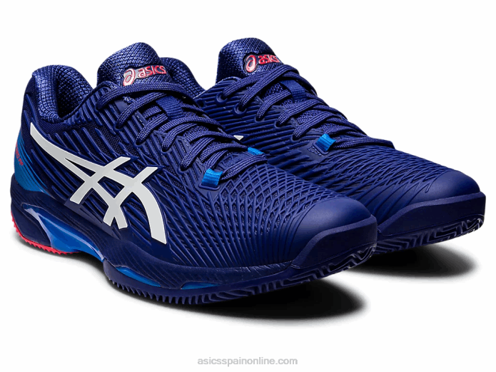 solución velocidad ff 2 arcilla Asics 4L681156 buceo azul/blanco
