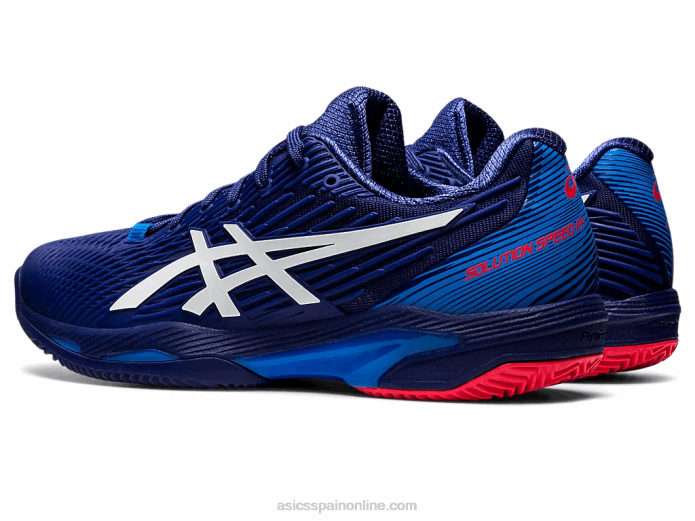solución velocidad ff 2 arcilla Asics 4L681156 buceo azul/blanco