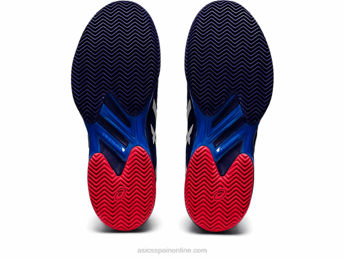 solución velocidad ff 2 arcilla Asics 4L681156 buceo azul/blanco