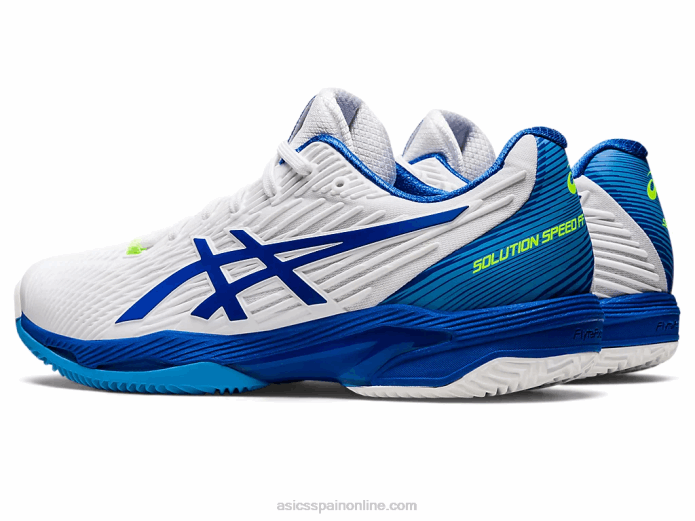 solución velocidad ff 2 arcilla Asics 4L68923 blanco/azul atun