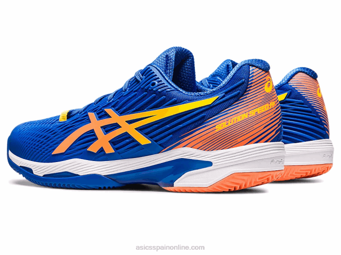 solución velocidad ff 2 arcilla Asics 4L6896 azul atún/melocotón sol