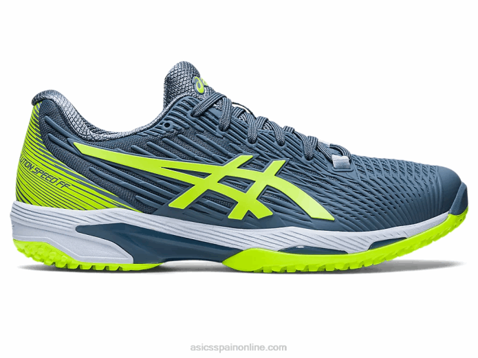 solución velocidad ff 2 oc Asics 4L68562 azul acero/verde peligro