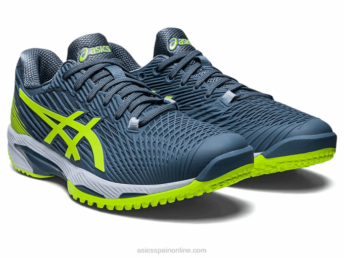 solución velocidad ff 2 oc Asics 4L68562 azul acero/verde peligro