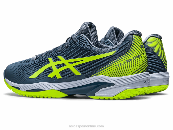 solución velocidad ff 2 oc Asics 4L68562 azul acero/verde peligro