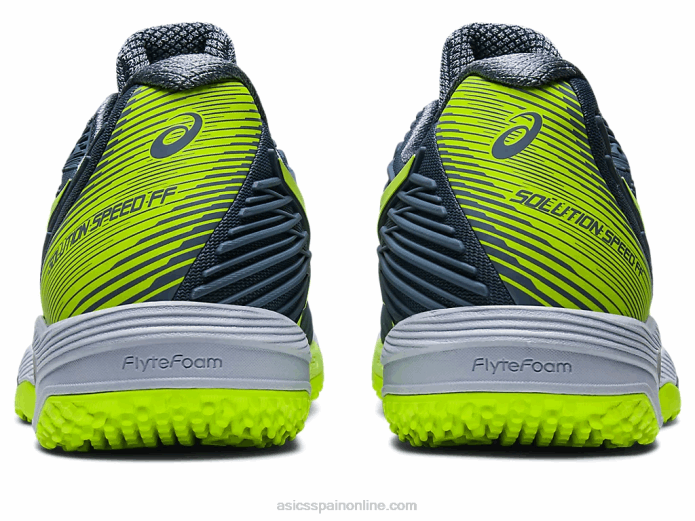 solución velocidad ff 2 oc Asics 4L68562 azul acero/verde peligro