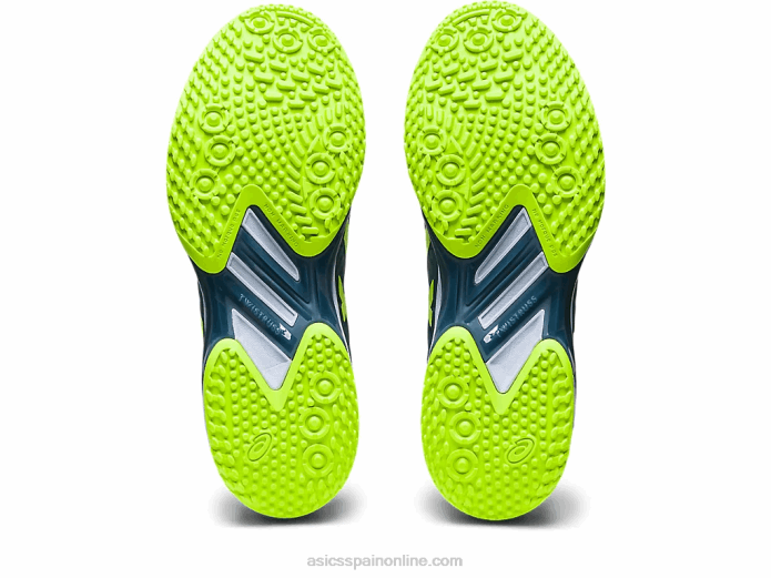 solución velocidad ff 2 oc Asics 4L68562 azul acero/verde peligro