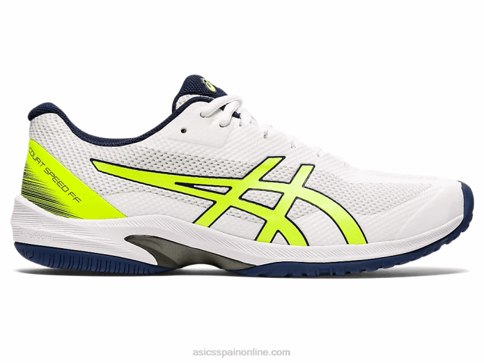 velocidad de corte ff Asics 4L682054 blanco/amarillo de seguridad
