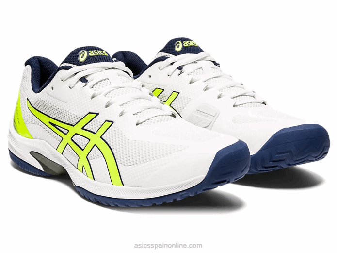 velocidad de corte ff Asics 4L682054 blanco/amarillo de seguridad