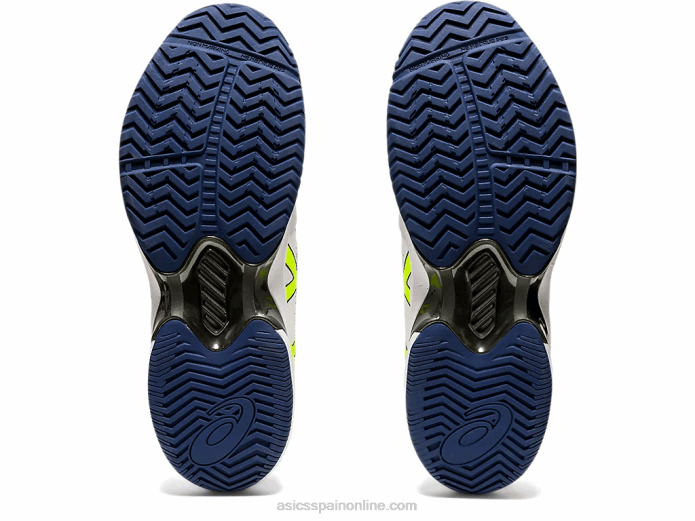 velocidad de corte ff Asics 4L682054 blanco/amarillo de seguridad