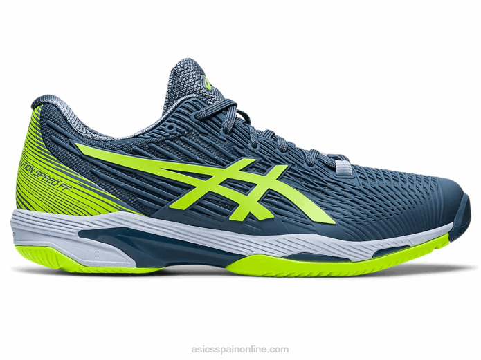 velocidad de solución ff 2 Asics 4L68345 azul acero/verde peligro