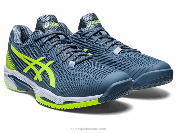 velocidad de solución ff 2 Asics 4L68345 azul acero/verde peligro