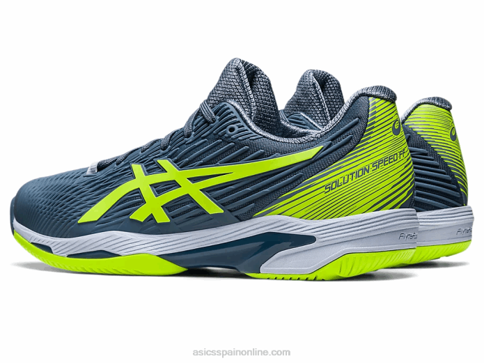velocidad de solución ff 2 Asics 4L68345 azul acero/verde peligro