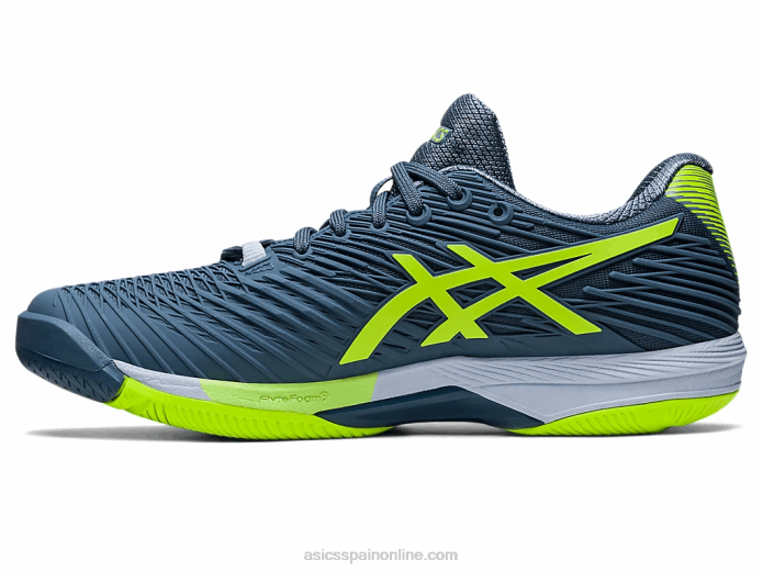 velocidad de solución ff 2 Asics 4L68345 azul acero/verde peligro