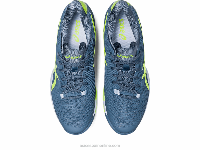 velocidad de solución ff 2 Asics 4L68345 azul acero/verde peligro