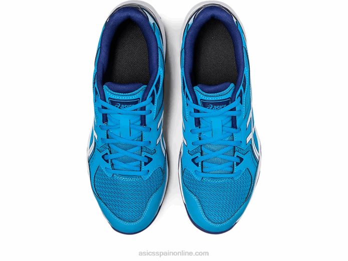 gel-cohete 10 de ancho Asics 4L68415 isla azul/blanco