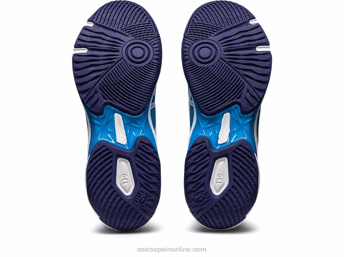 gel-cohete 10 de ancho Asics 4L68415 isla azul/blanco