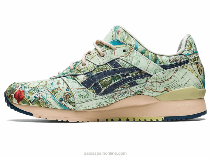 atmos x gel-lyte iii og Asics 4L68570 verde hielo/azul medianoche