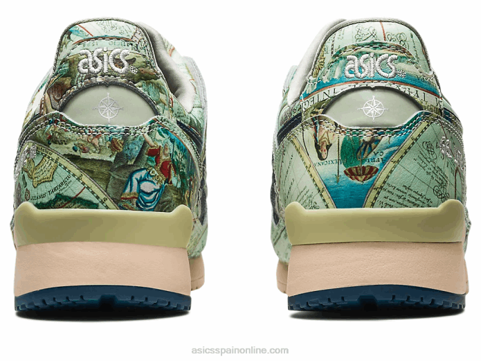 atmos x gel-lyte iii og Asics 4L68570 verde hielo/azul medianoche