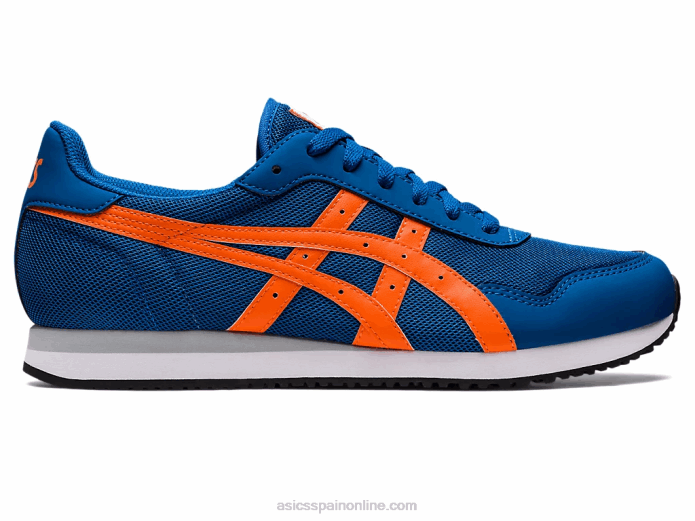 corredor de tigre Asics 4L681187 unidad de lago/habanero