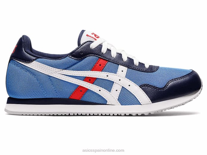 corredor de tigre Asics 4L681188 costa azul/blanco