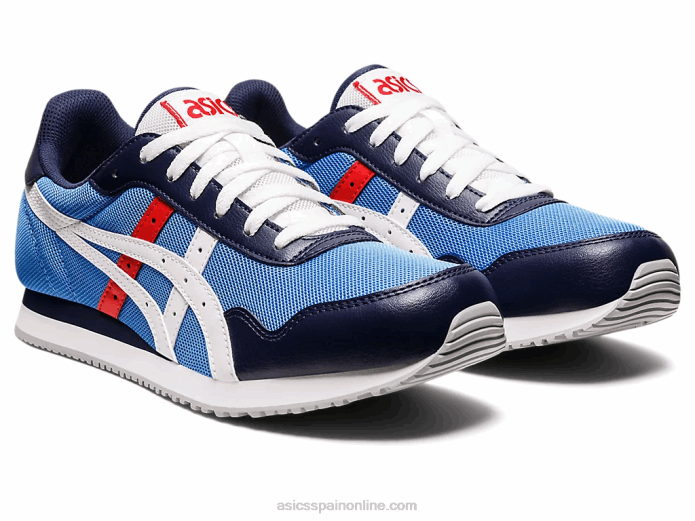 corredor de tigre Asics 4L681188 costa azul/blanco