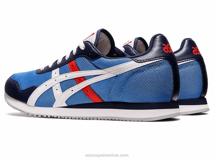 corredor de tigre Asics 4L681188 costa azul/blanco