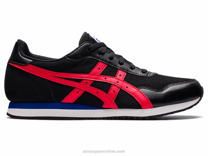 corredor de tigre Asics 4L681740 negro/rojo eléctrico