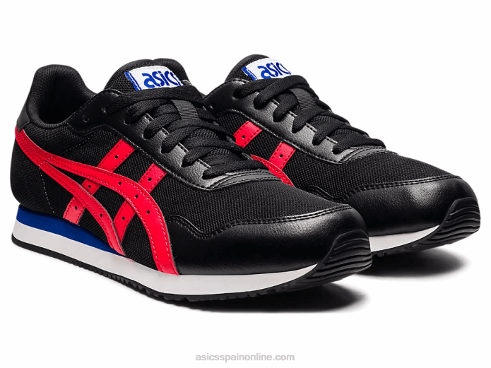 corredor de tigre Asics 4L681740 negro/rojo eléctrico