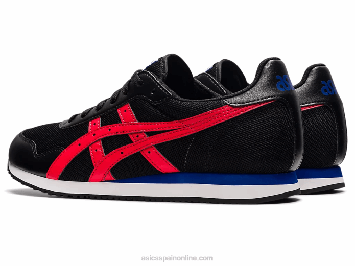 corredor de tigre Asics 4L681740 negro/rojo eléctrico