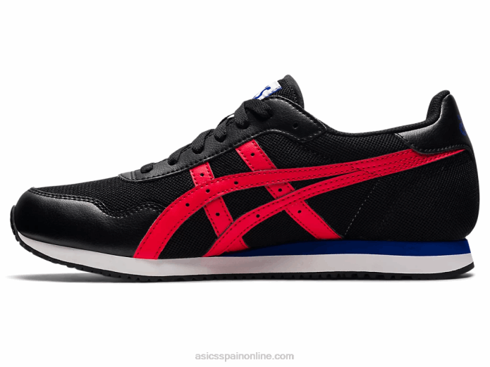 corredor de tigre Asics 4L681740 negro/rojo eléctrico