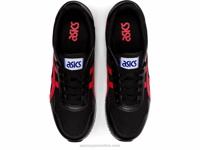 corredor de tigre Asics 4L681740 negro/rojo eléctrico