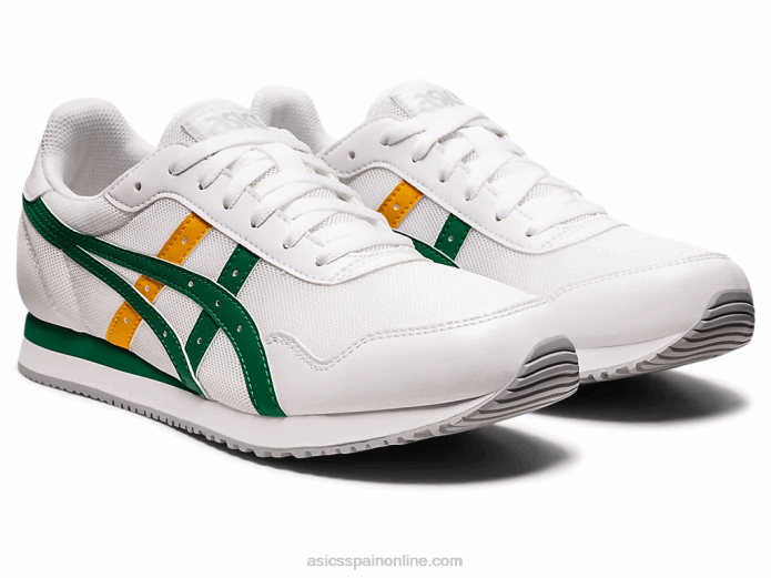 corredor de tigre Asics 4L68694 blanco/col rizada