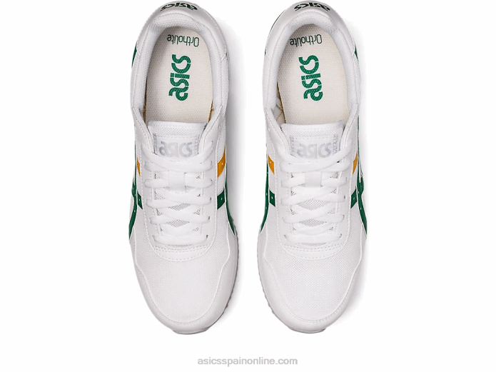 corredor de tigre Asics 4L68694 blanco/col rizada