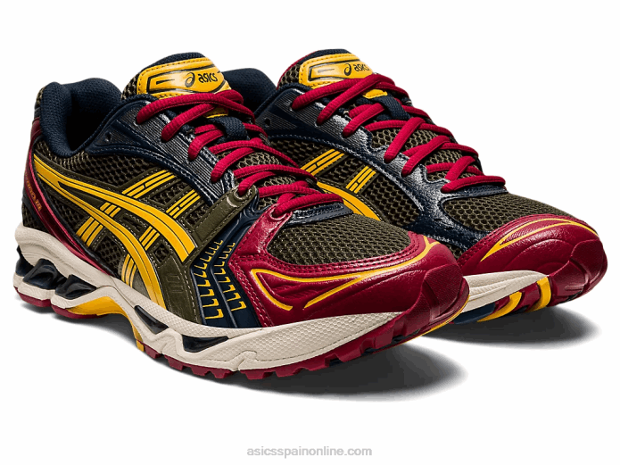 gel-kayano 14 Asics 4L68988 lienzo verde oliva/miel