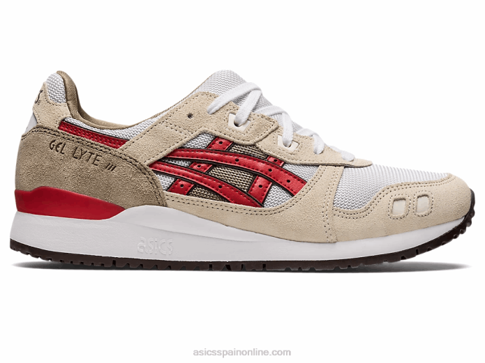 gel-lyte iii og Asics 4L681094 alerta humo gris/rojo