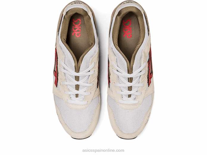 gel-lyte iii og Asics 4L681094 alerta humo gris/rojo