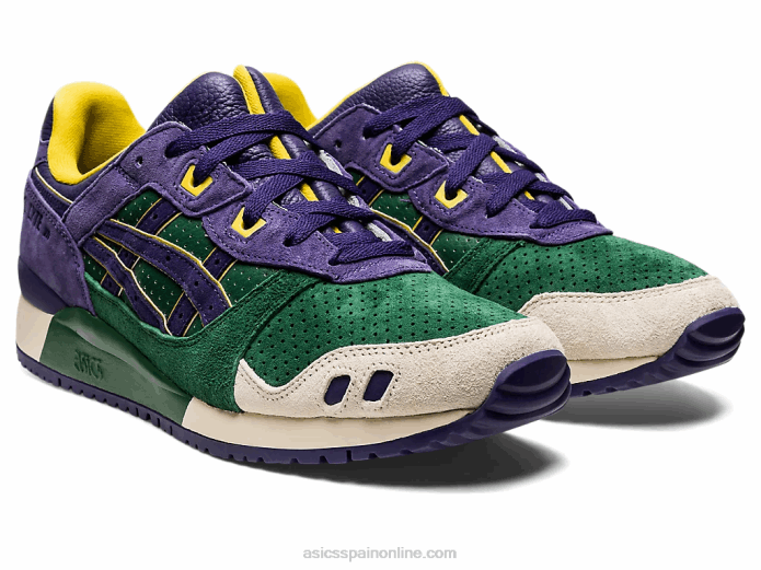 gel-lyte iii og Asics 4L681330 verde cazador/morado mate