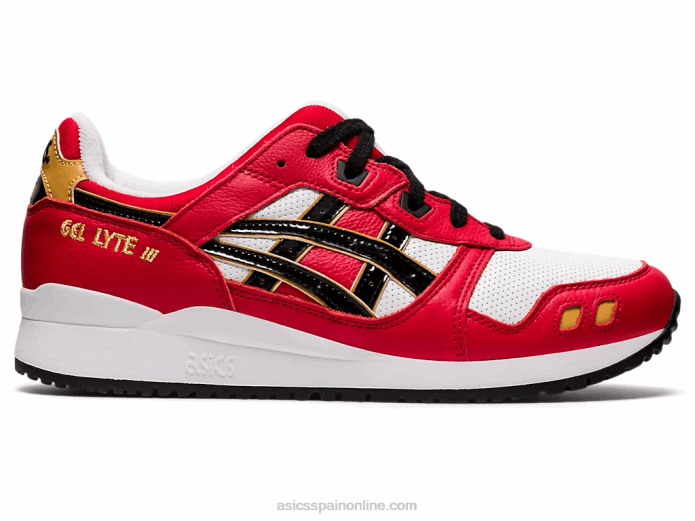 gel-lyte iii og Asics 4L681656 rojo clásico/negro