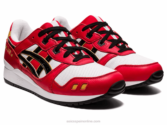 gel-lyte iii og Asics 4L681656 rojo clásico/negro