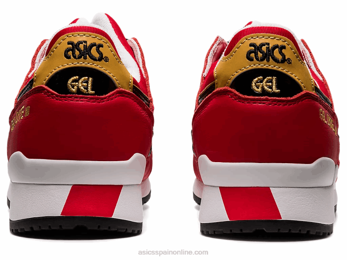 gel-lyte iii og Asics 4L681656 rojo clásico/negro