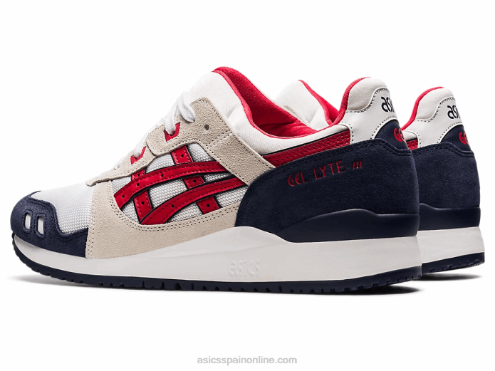 gel-lyte iii og Asics 4L681903 blanco/rojo clásico