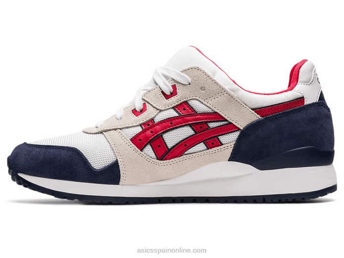 gel-lyte iii og Asics 4L681903 blanco/rojo clásico